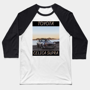 Celica Supra Cartoon - Design Baseball T-Shirt